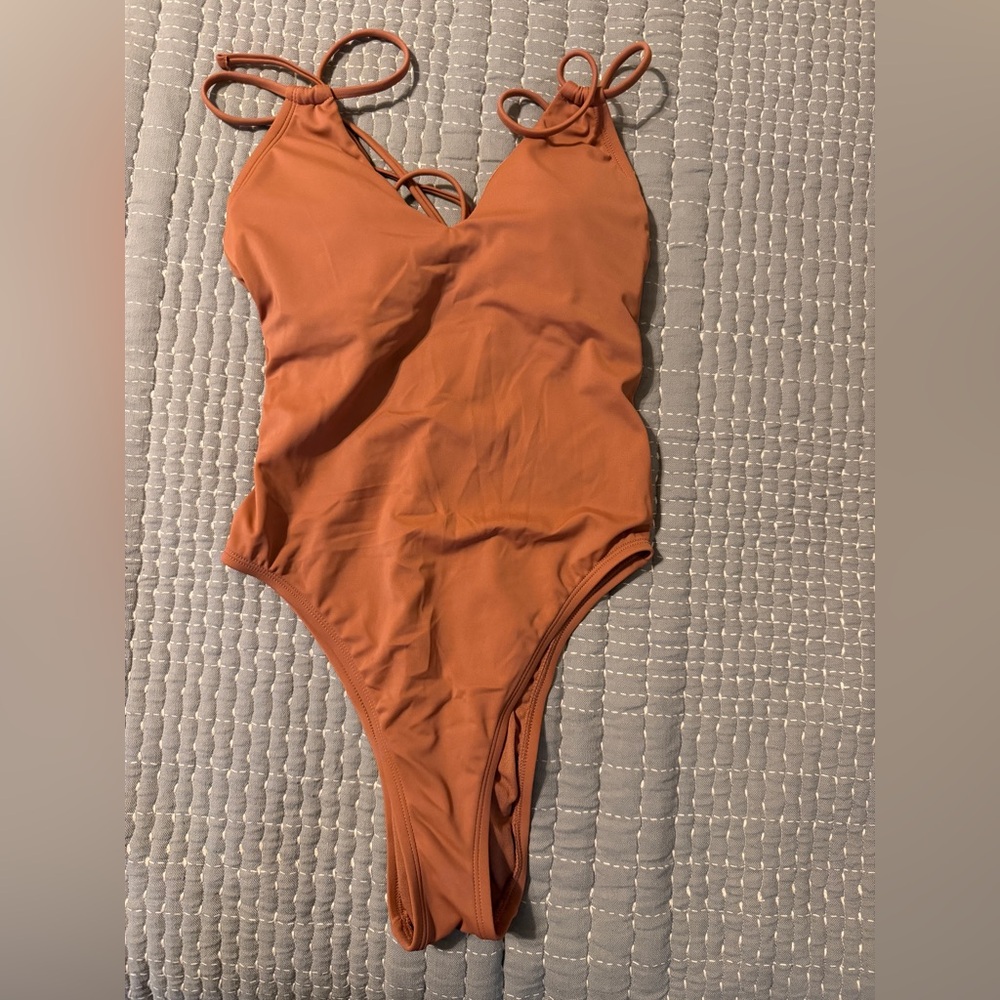 Rust One Piece Swimsuit